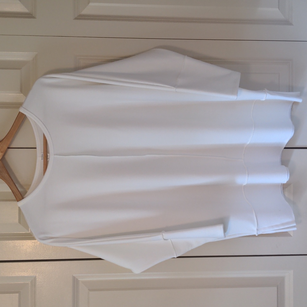 Spanx Perfect Length Top, Dolman 3/4 Sleeve in White Size M